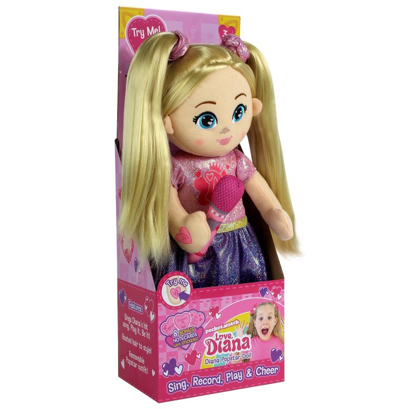 Love, Diana Electronics Rockstar 15'' Plush Doll