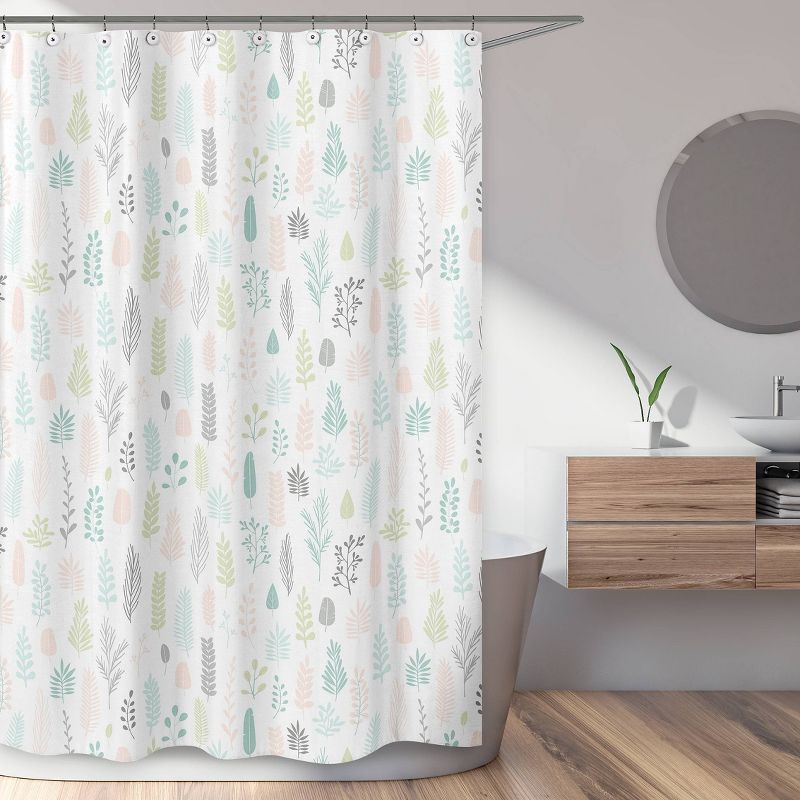 Leaf Shower Curtain Pink - Sweet Jojo Designs