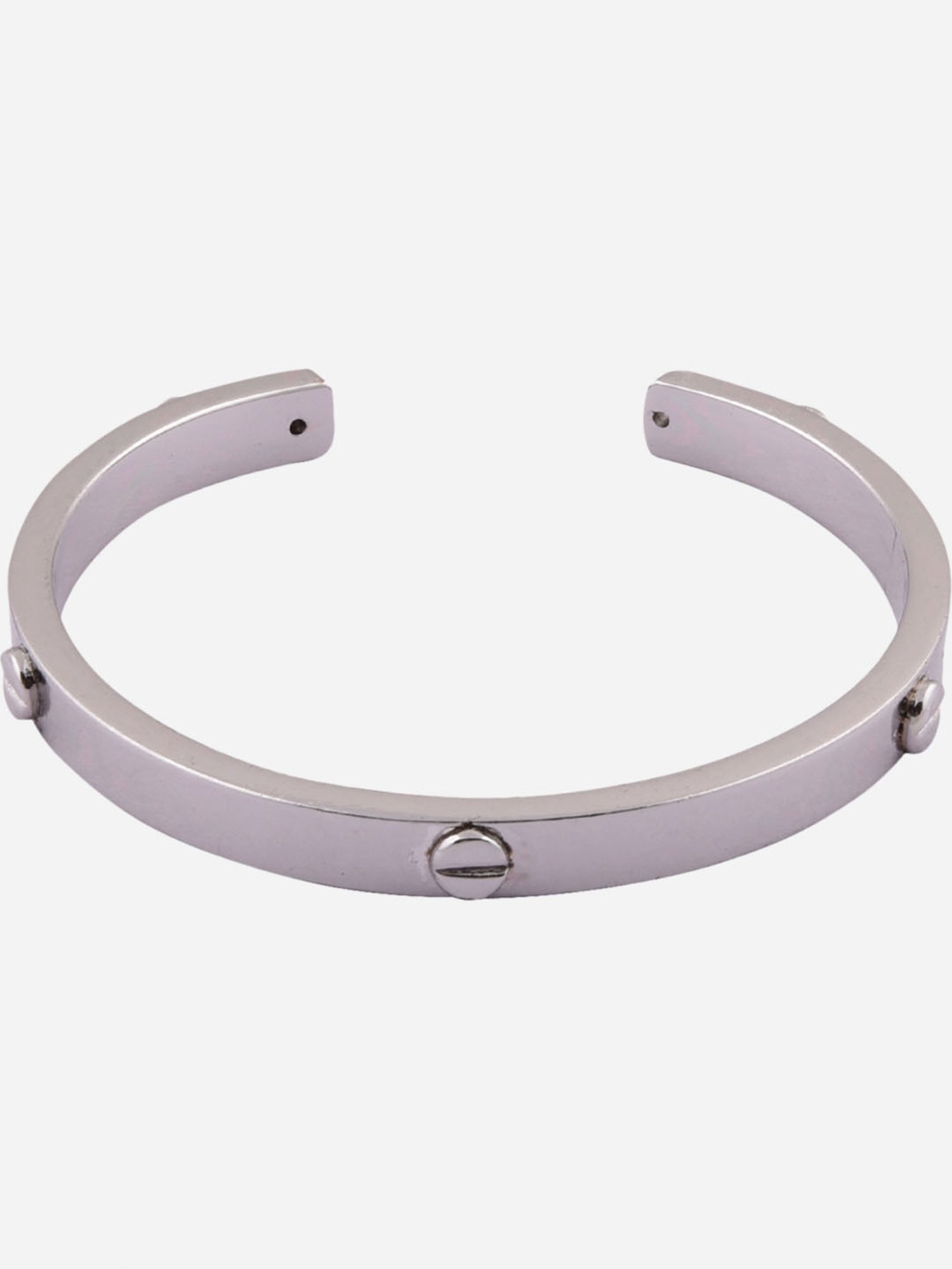 The Bro Code Silver-Plated Kada Bracelet For Men