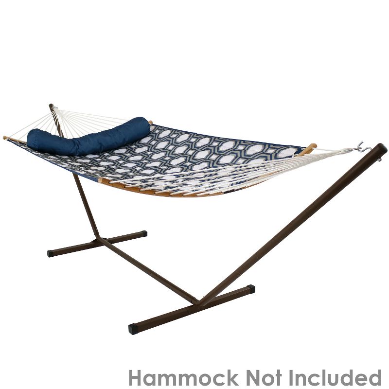 Sunnydaze Heavy-Duty Steel Hammock Stand - Bronze - 350 lb Weight Capacity/12' Stand