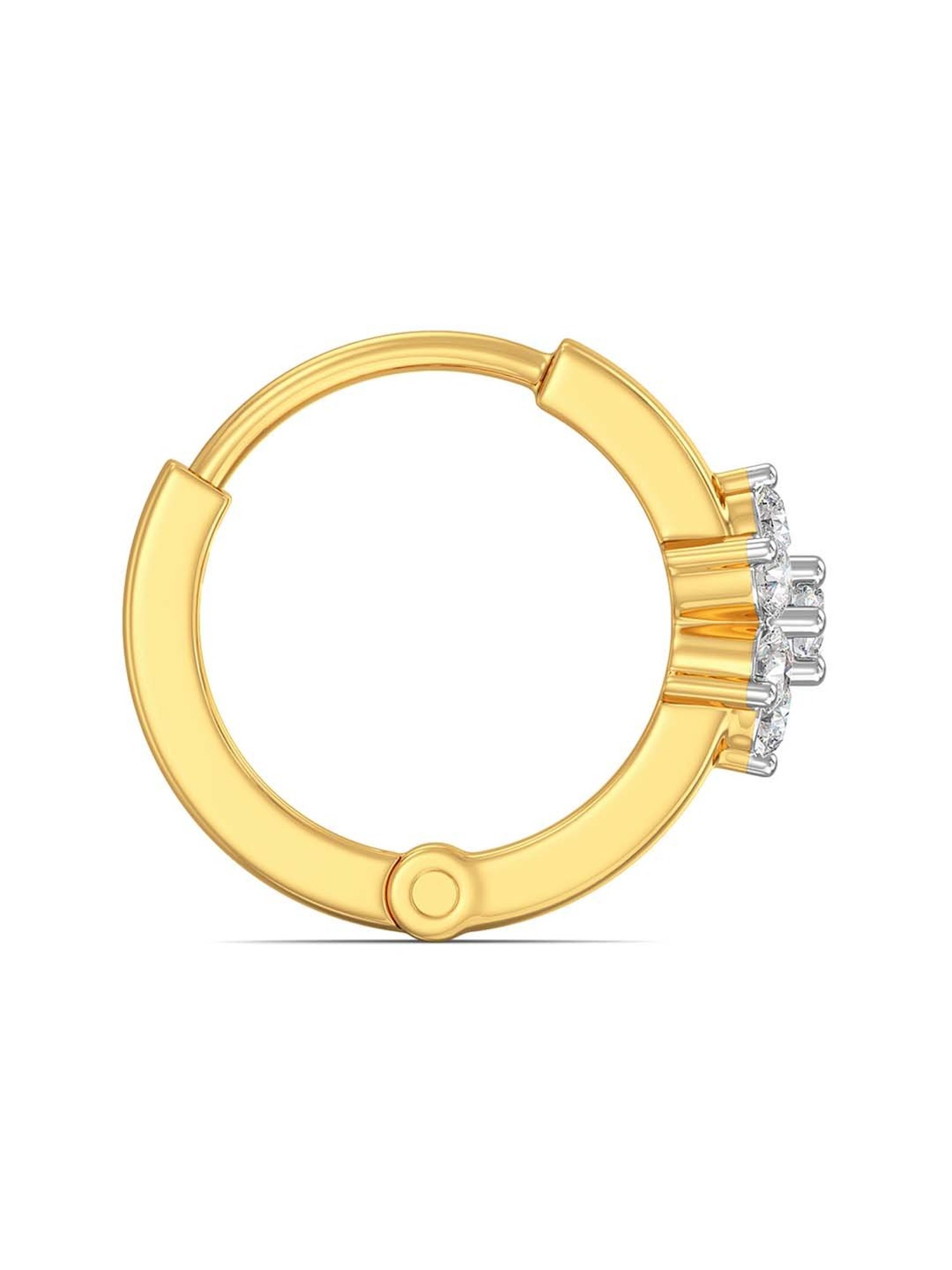 Joyalukkas 18 kt Gold & Diamond Nose Ring