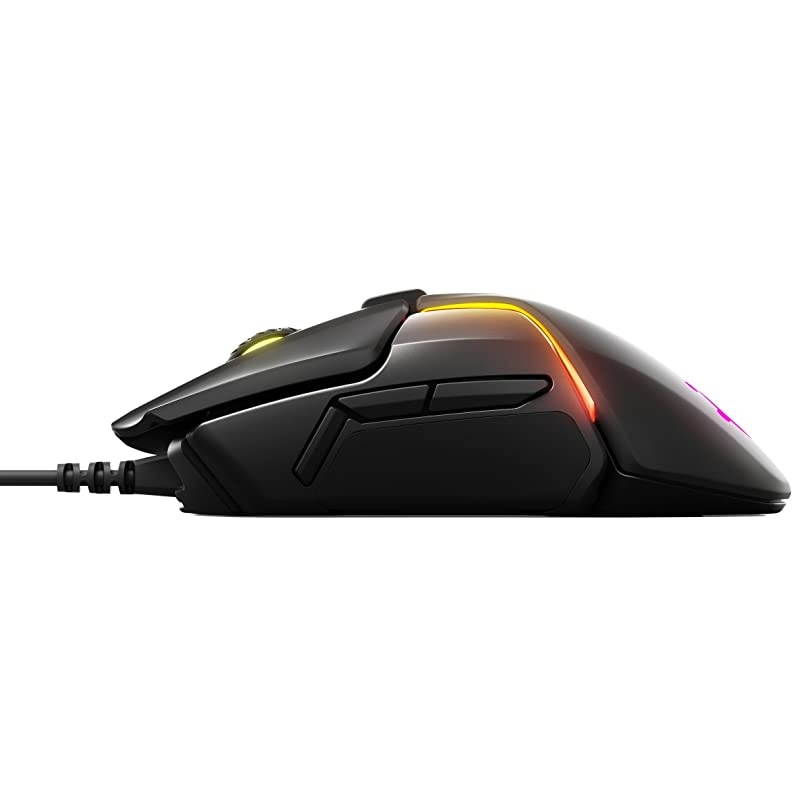 Rival 600 Gaming Mouse 12000 CPI TrueMove3+ Dual Optical Sensor 005 LiftOff Distance Weight System