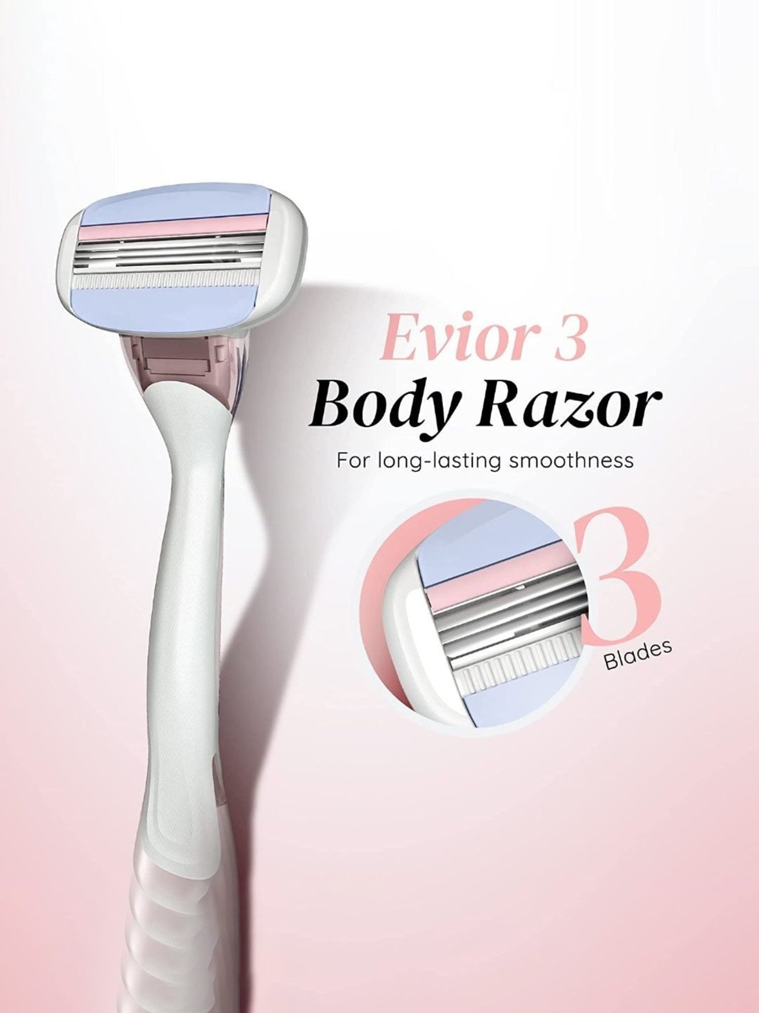 LetsShave Evior 3 Sensitive Value Kit for Women (Multicolor)