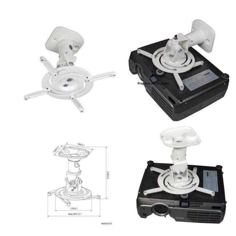 AMER NETWORKS AMRP100B UNIVERSAL PROJECTOR MOUNT BLACK