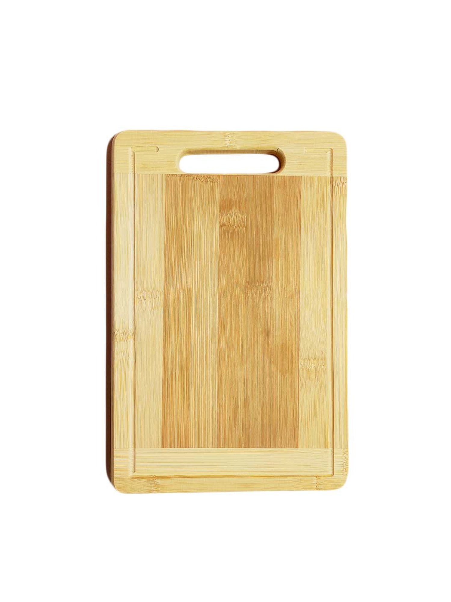 Crayton Beige & Brown Bamboo Chopping Board - Set of 1