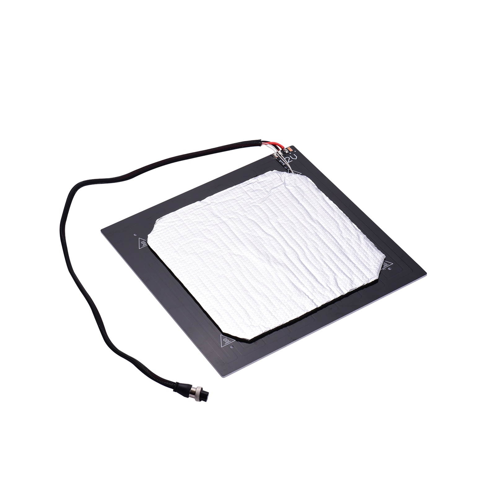 Aibecy 12V 3D Printer Heated Bed Hotbed Heating Platform Aluminum Plate 310*310mm with Hotbed Wire Insulation Connton Aviation Connector Compatible with Creality CR-10/CR-10S 3D Printer