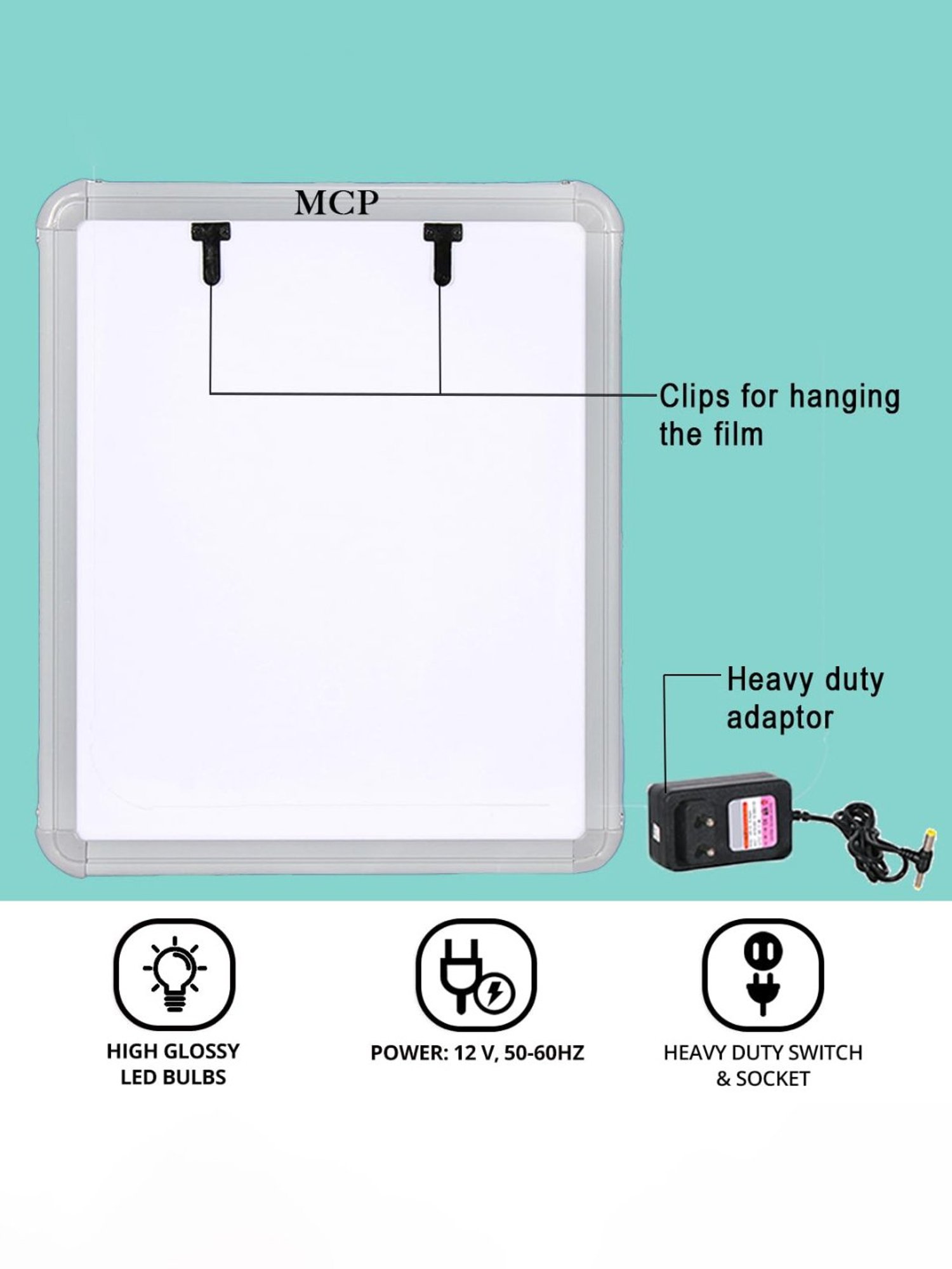 MCP Single Film X-Ray LED View Box (White)