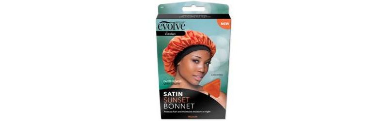 Evolve Exotics Sunset Satin Bonnet - Orange