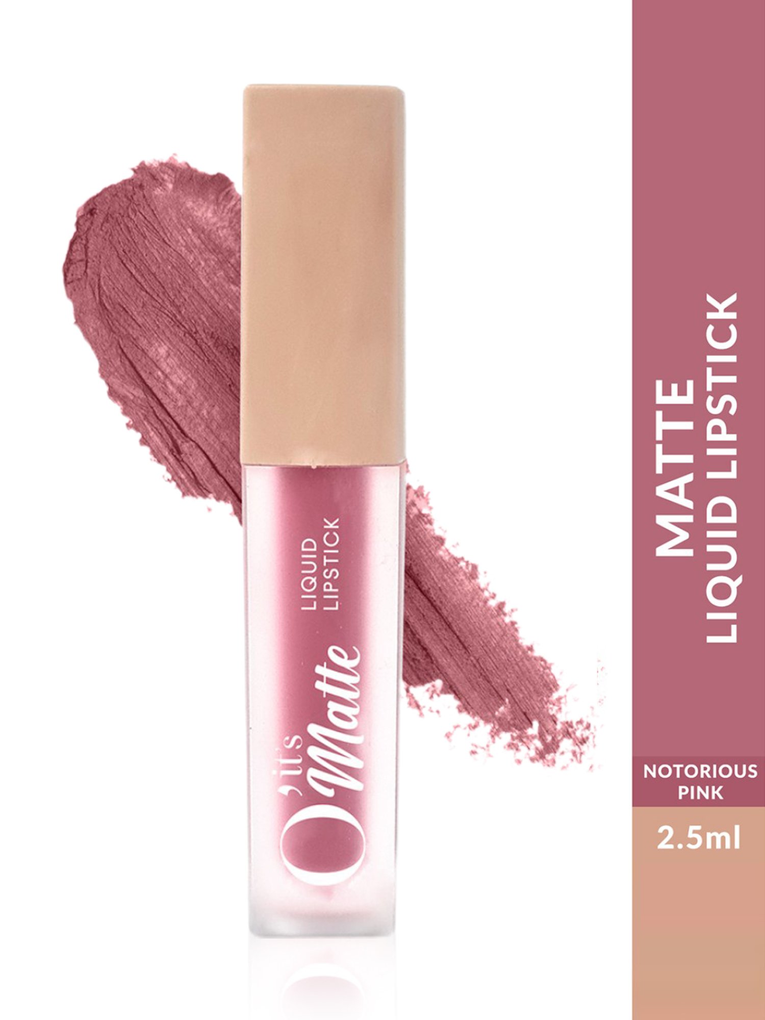 Littmuss O' It's Matte Liquid Lipstick Notorious Pink - 2.5 ml