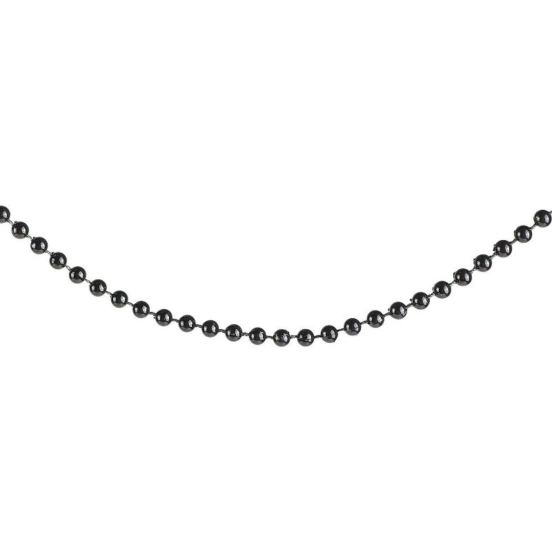 Bright Creations Black Pearl Beads on a String Roll for Arts and Crafts (4 mm, 25 Yards)