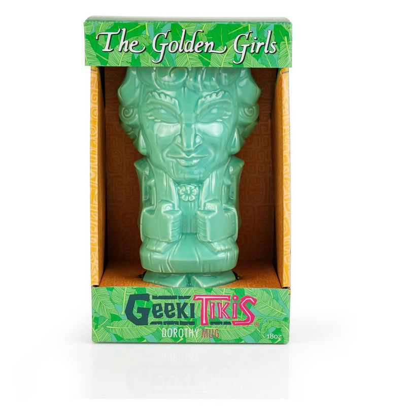 Beeline Creative Geeki Tikis The Golden Girls Dorothy Ceramic Tiki Style Mug | Holds 18 Ounces