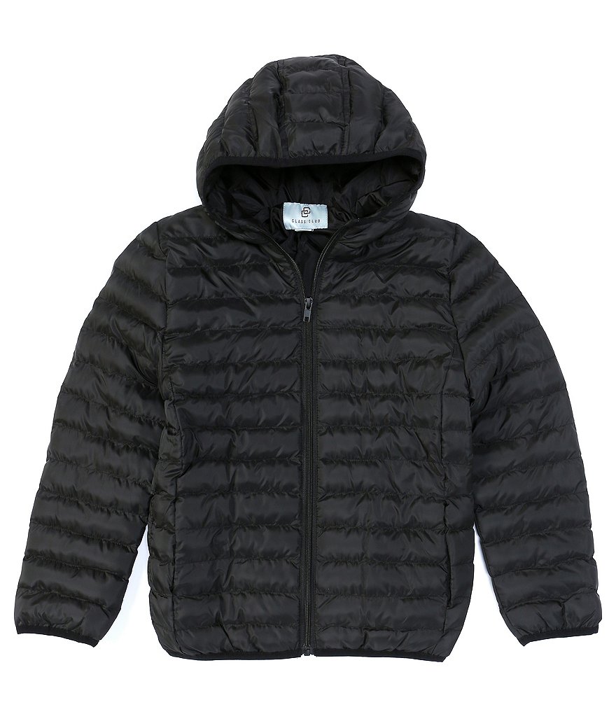 First Wave Big Boys 8-20 Brown Pleather Moto Jacket