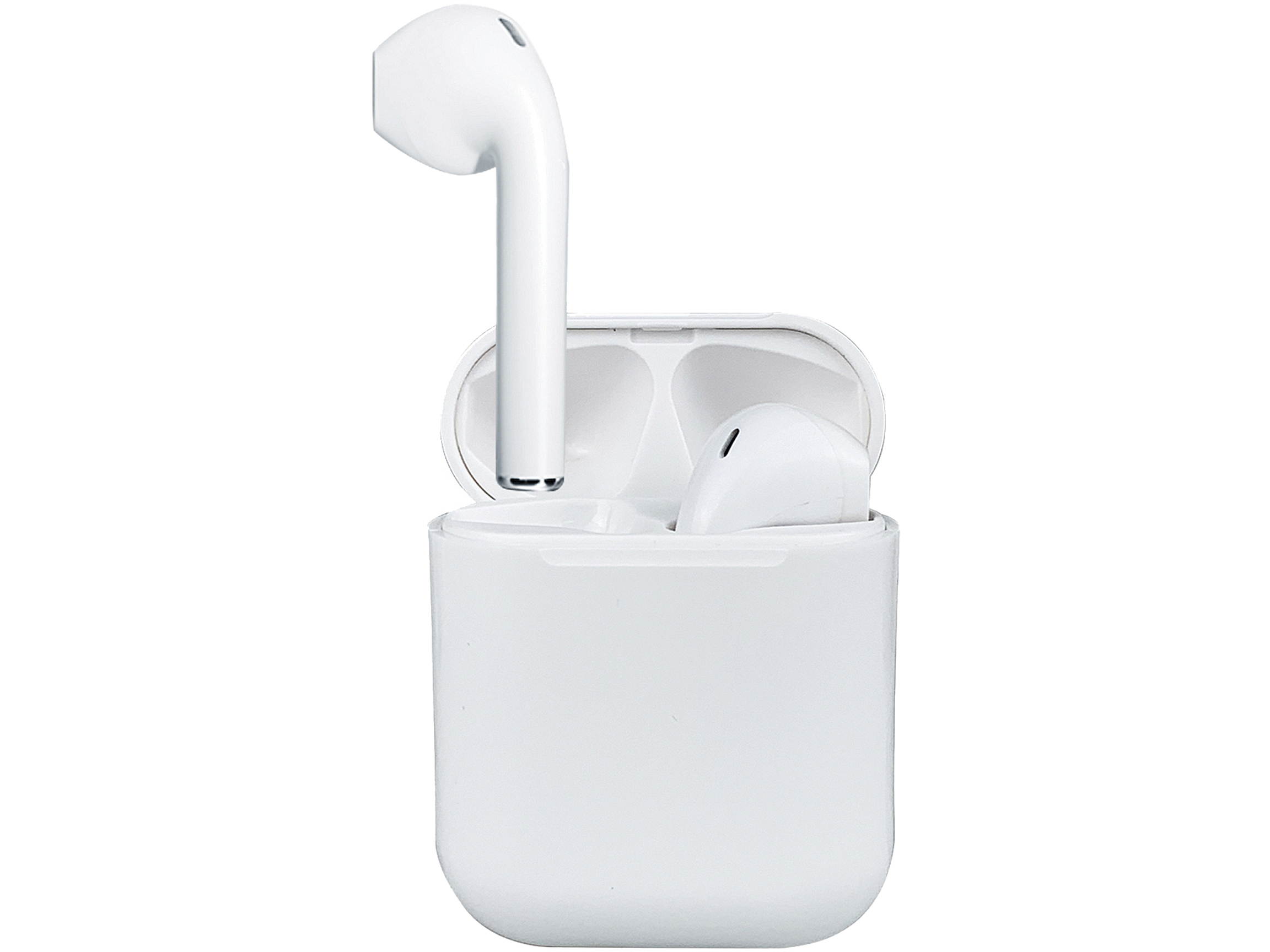 Naxa NE-984 True Wireless Earbuds with Touch Control & Charging Case - White