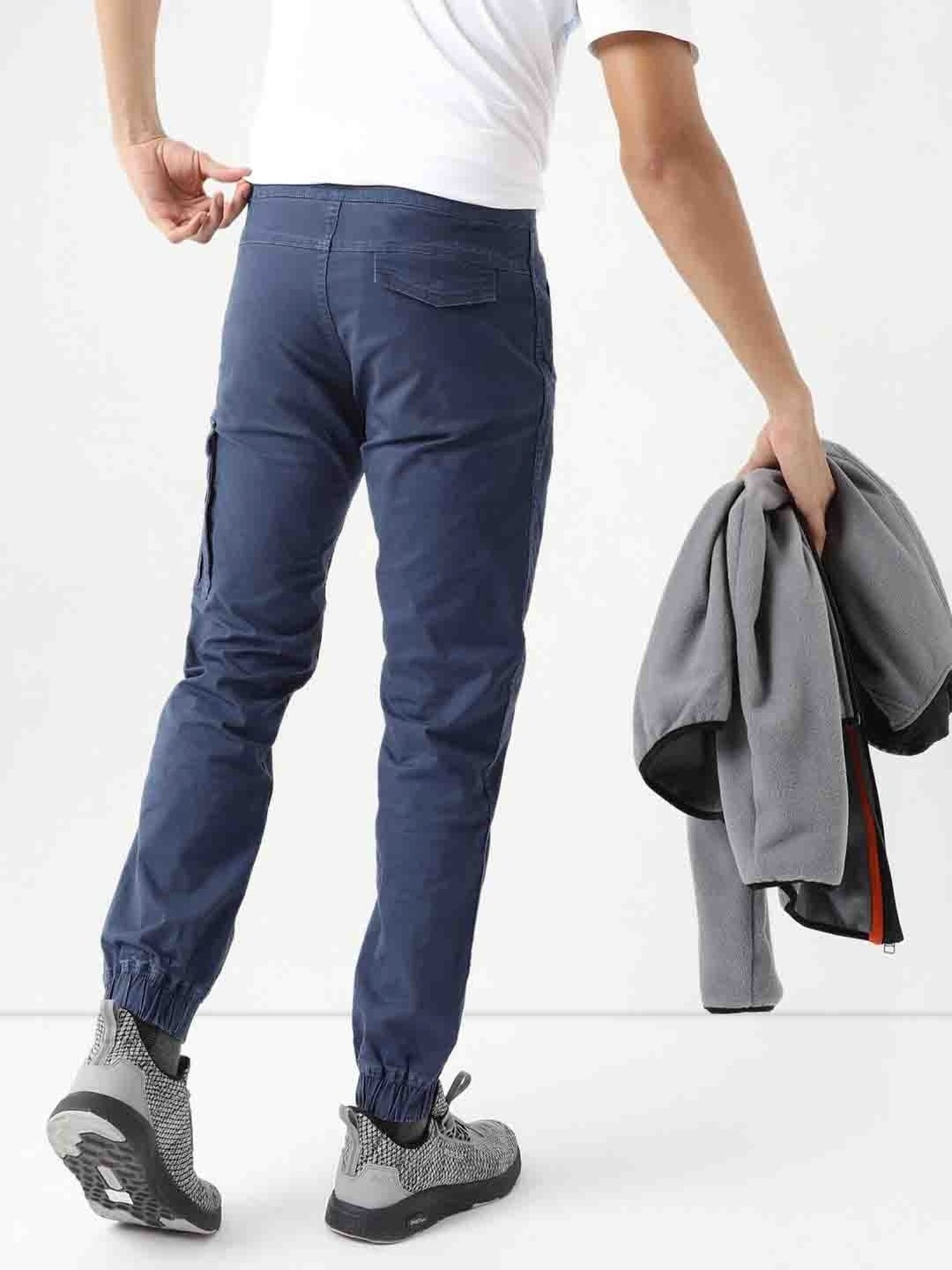 Wildcraft Blue Regular Fit Cargos