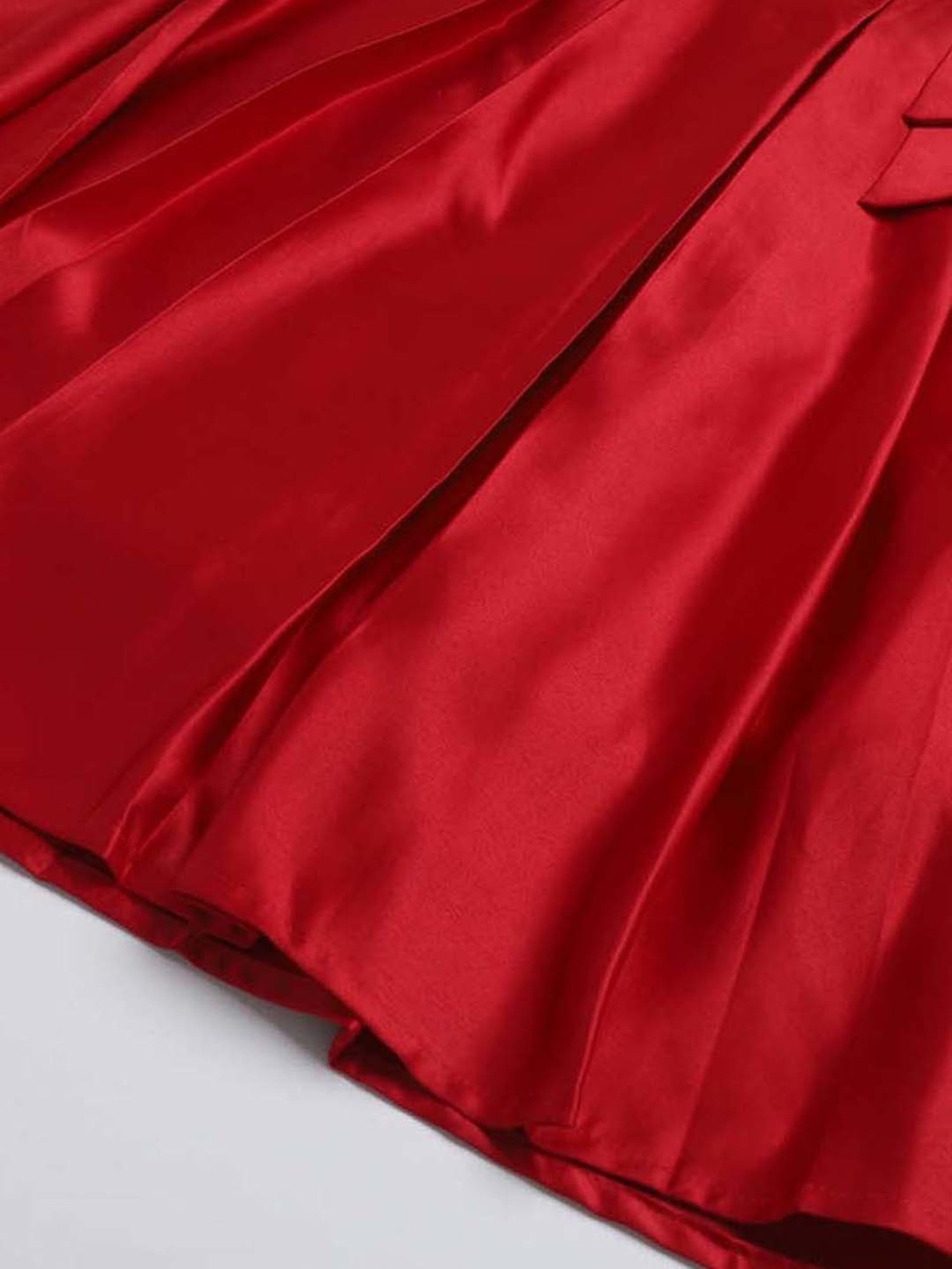 The Magic Wand Kids Red Applique Gown