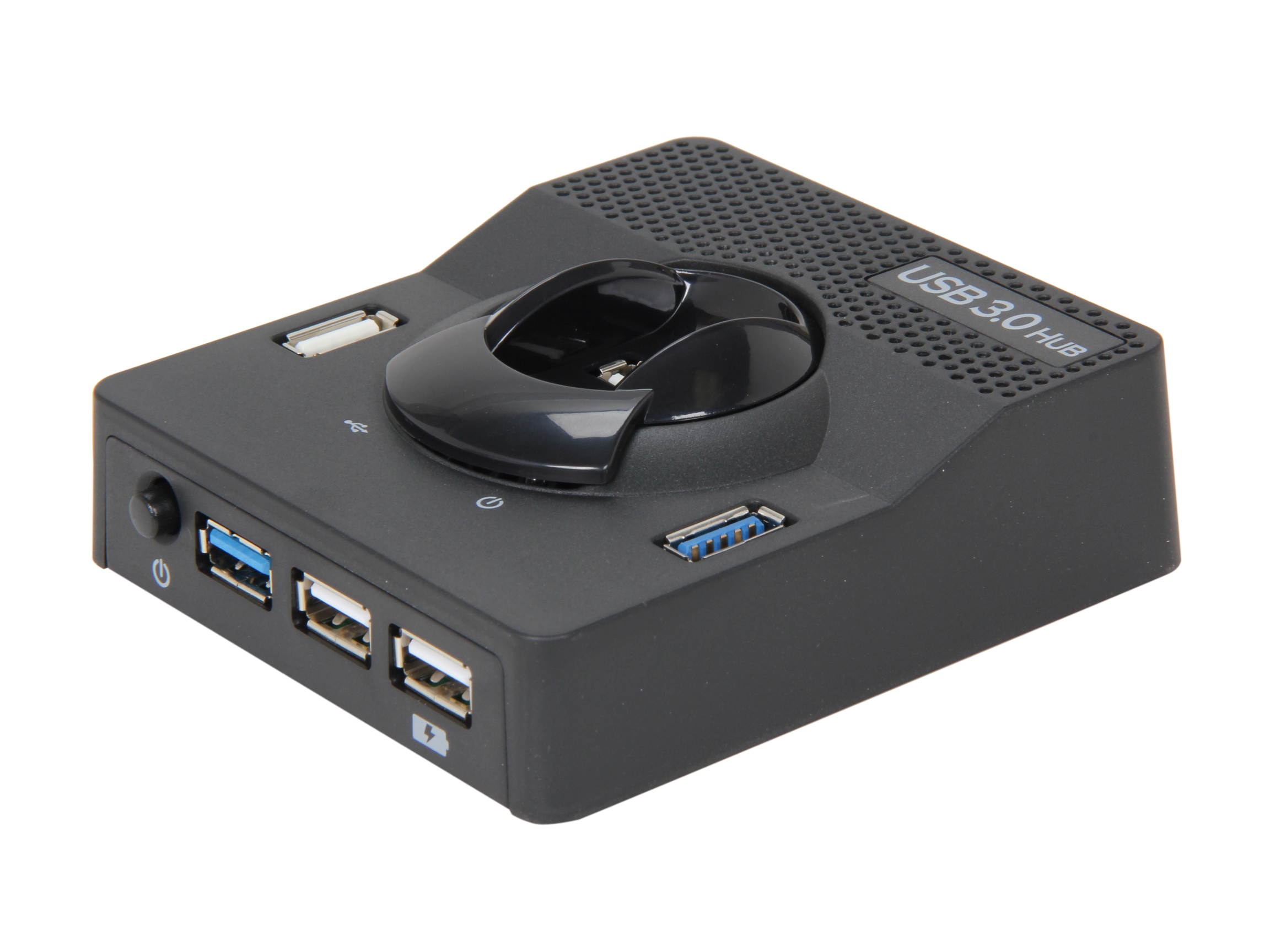 SYBA SD-HUB20102 USB 3.0/2.0 Combo-port Hub with Fast Charging Port for iPad, iPod, iPhone and Tablet PC