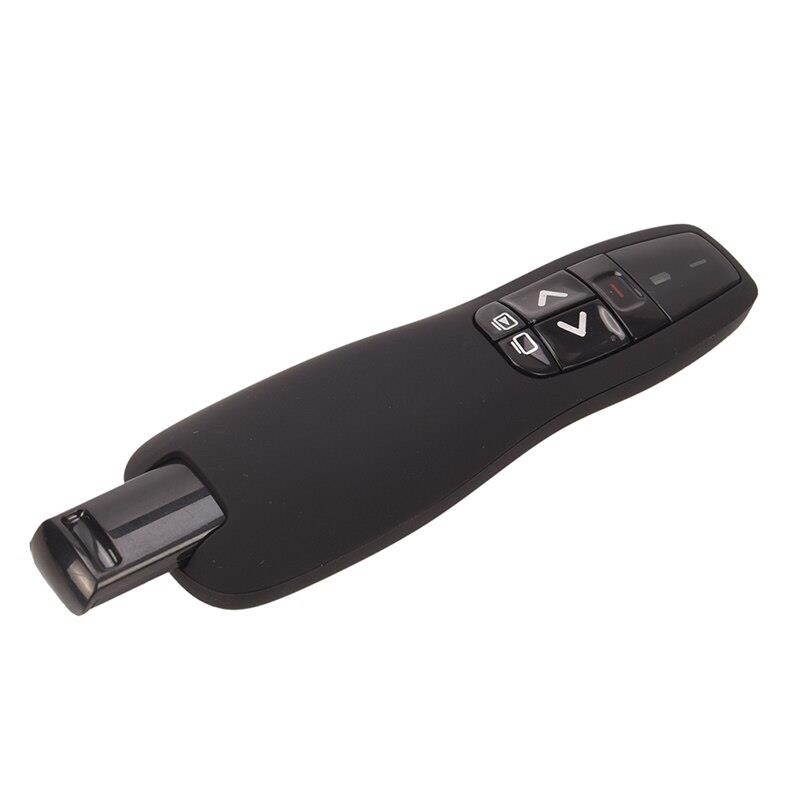2.4Ghz USB RF Wireless Presenter Handheld Pointer PPT Remote Control with Red Laser Pointer Pen for Power Point Presentation