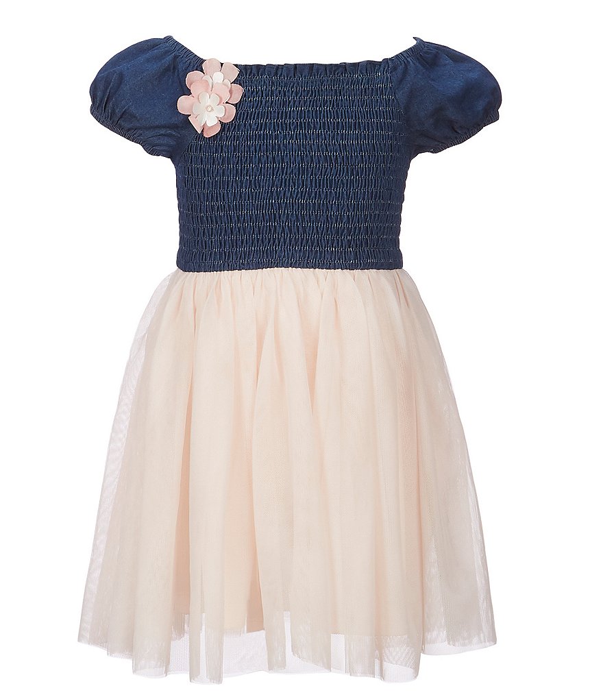 Zunie Little Girls 2T-6X Unicorn Rainbow Tutu Dress