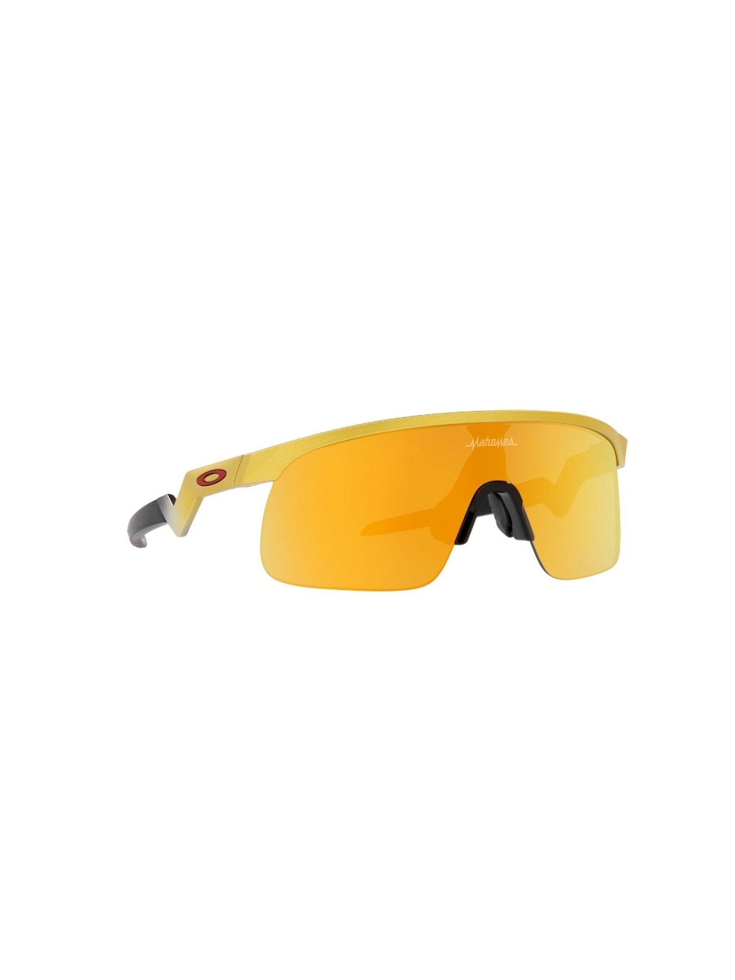 OAKLEY JUNIOR Boys UV Protected Gold Lens Rectangle Sunglasses - 0OJ901090100823