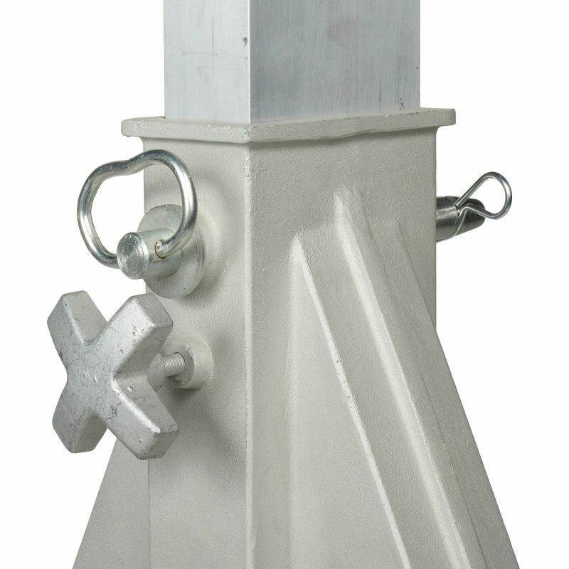 NEW! Adjustable Height Aluminum Gantry Crane, 7'8"W x 7'8"-10'2"H, 2000 Lb Cap!!