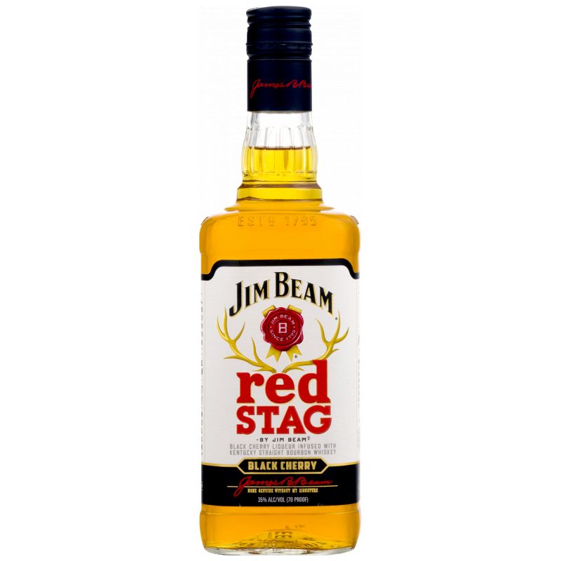 Jim Beam Red Stag Black Cherry Bourbon Whiskey - 750ml Bottle