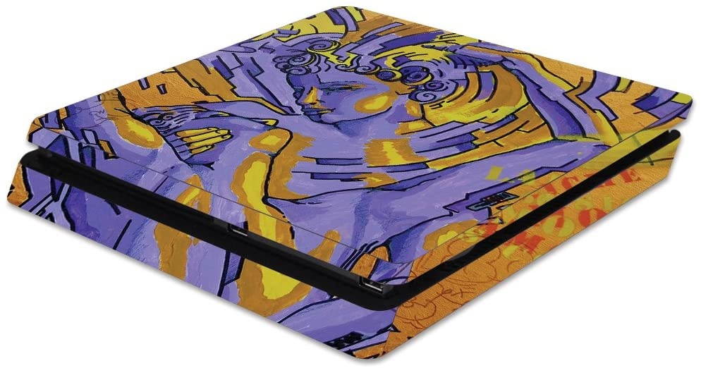 MightySkins Skin Compatible with Sony PS4 Slim Console - Amore | Protective, Durable, and Unique Vinyl Decal wrap Cover | Easy to Apply, Remove, and Change Styles | Made in The USA