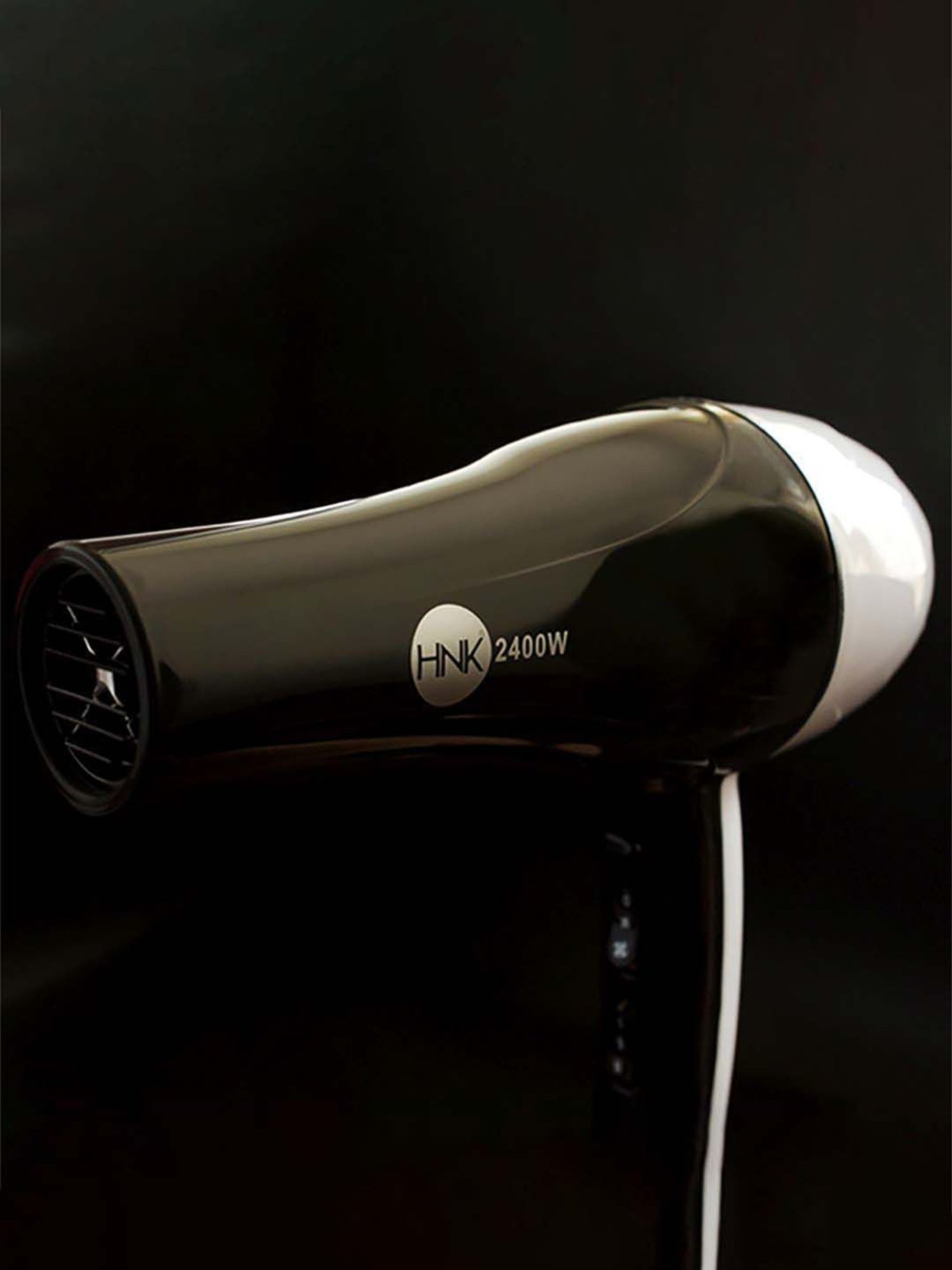 HNK Turbo 2400W Hair Dryer (Black and White)