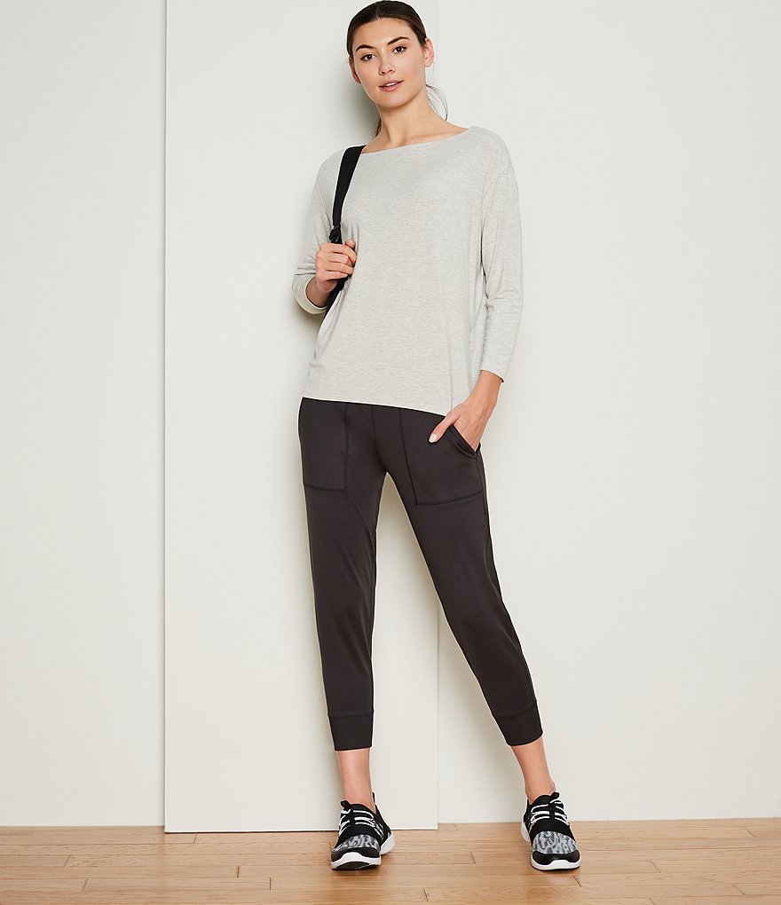 Kinesis 3/4 Sleeve Boat Neck Perfect Moisture Wicking Tee