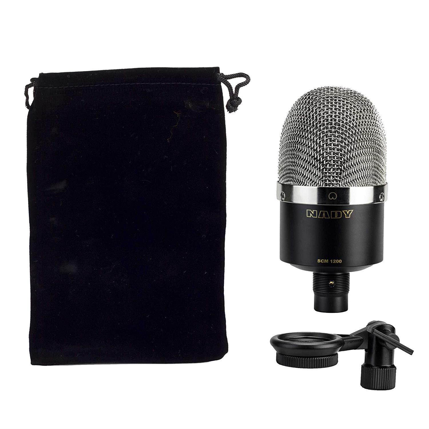 The SCM 1200 Studio Condenser Microphone is perfect for recording vocals, acoustic instruments, orchestras and choral groups, and room ambiance
