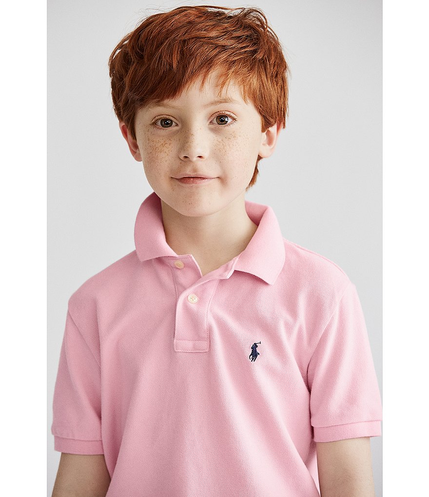 Nautica Big Boys 8-20 Short-Sleeve Vertical Logo Polo