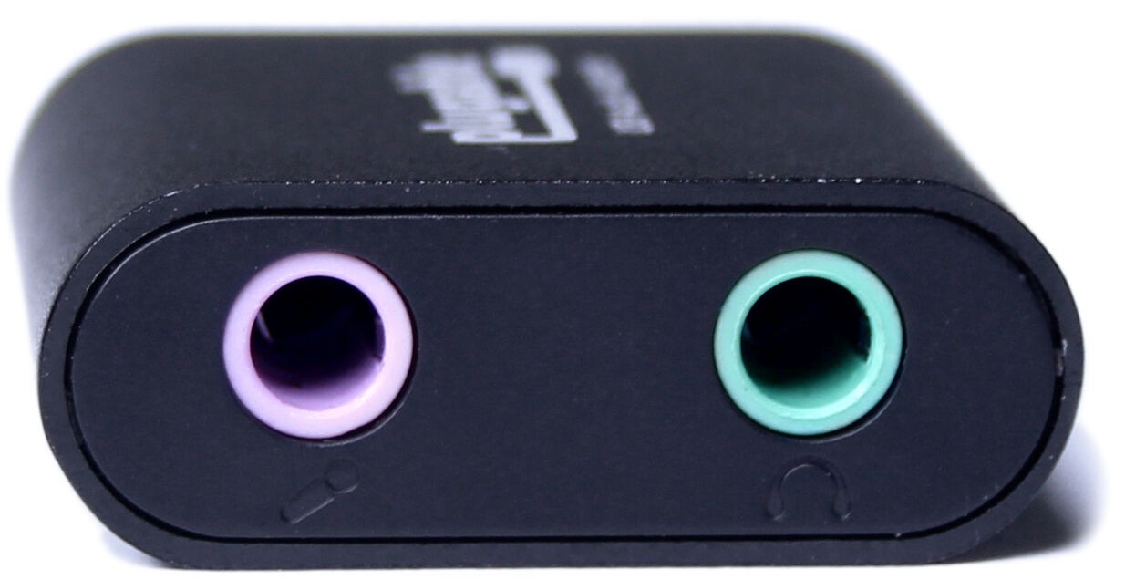 Plugable USB Audio Adapter with 3.5mm Speaker-Headphone & Microphone Jack