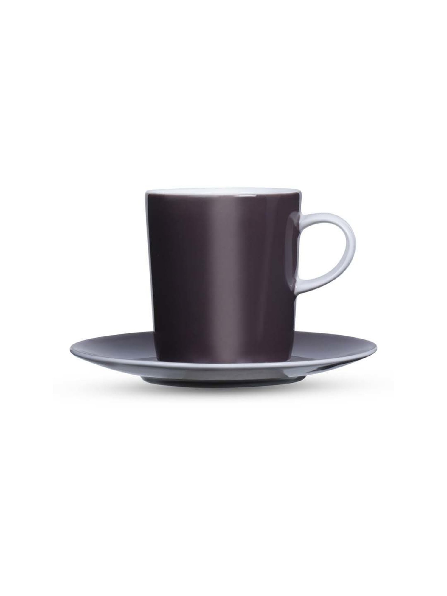 India Circus Floral Blue Bone China Cup Saucer (Set of 8)