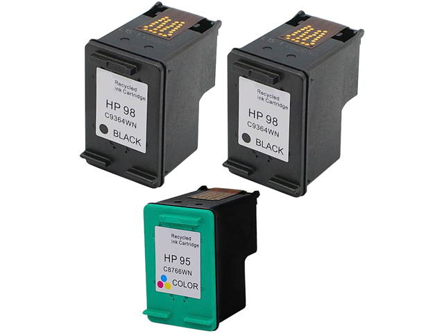 Green Project Inc. Compatible Black/Color Ink Cartridge Replacement for HP 98/95 C9364WN C8766WN