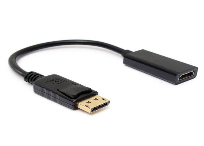 Displayport to HDMI Conversion Cable for PC HP/DELL1080P(black)
