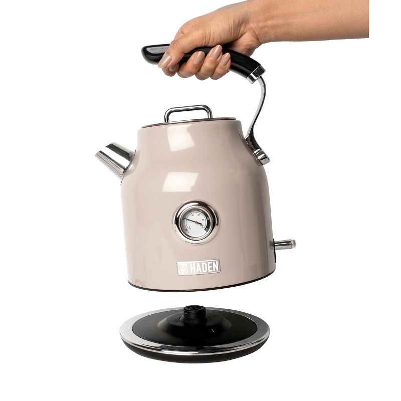 Haden Dorset 1.7L Stainless Steel Electric Kettle - Beige
