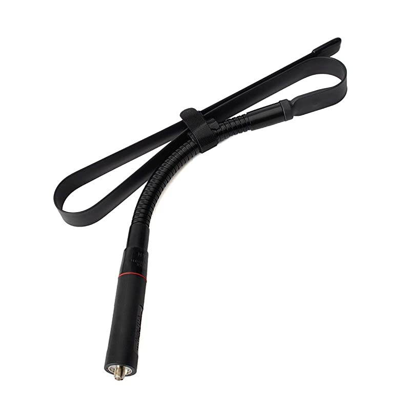 SMA Female CS Tactical Antenna 31Inch 2m70cm Dual Band Antenna with Gooseneck for VHF UHF BaoFeng Wouxun Kenwood Handheld Ham Radio