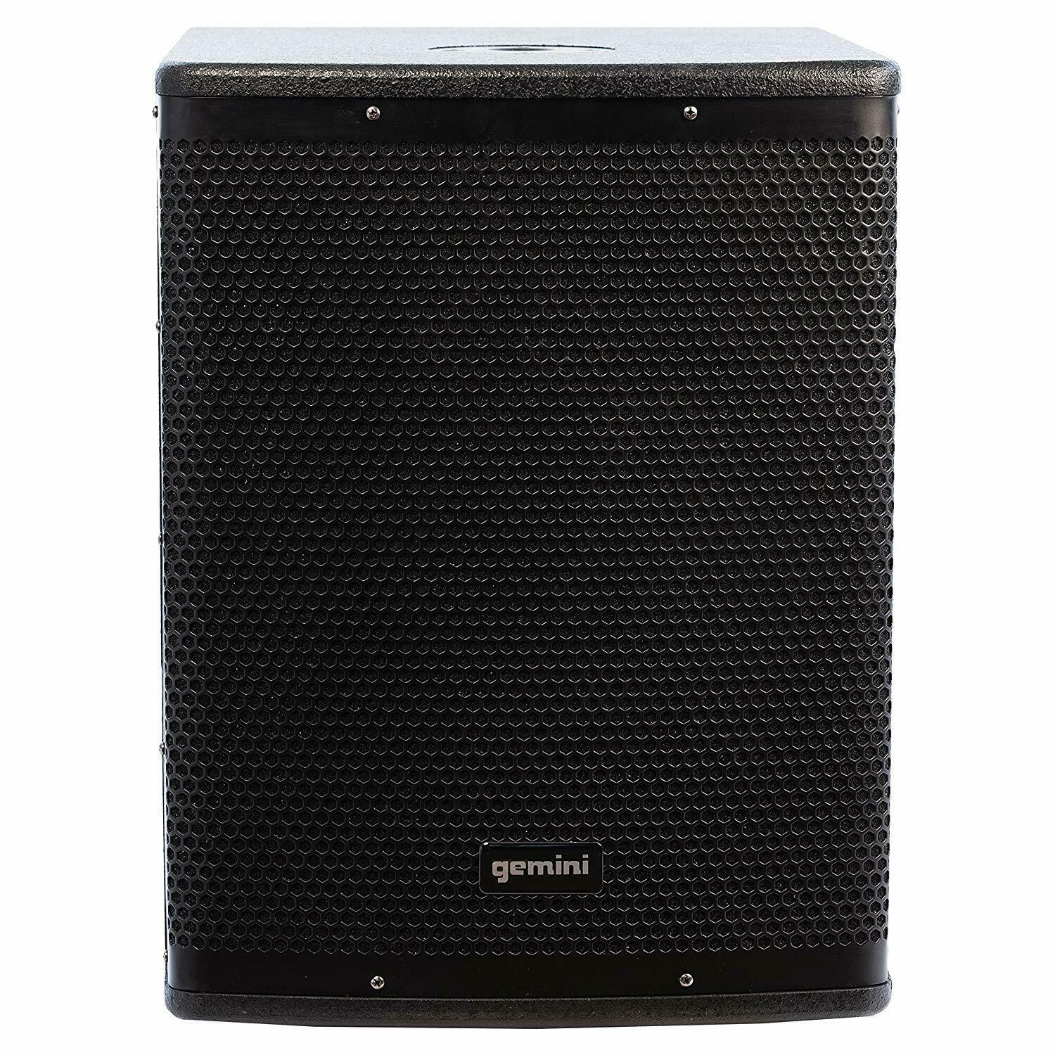 Gemini - ZRX-S15P - 15 Inch Professional Powered Subwoofer 1200W