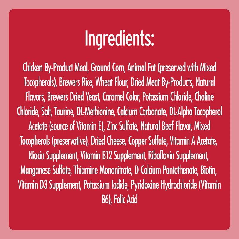 Temptations Hearty Beef Flavor Crunchy Cat Treats - 6.3oz