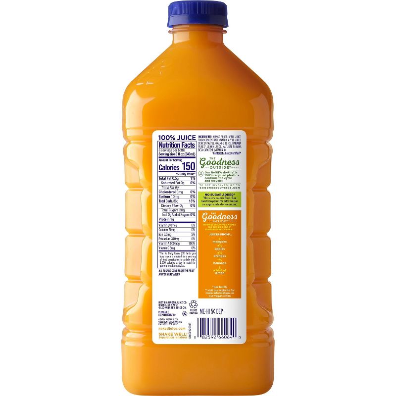 Naked Mighty Mango Juice Smoothie - 64oz
