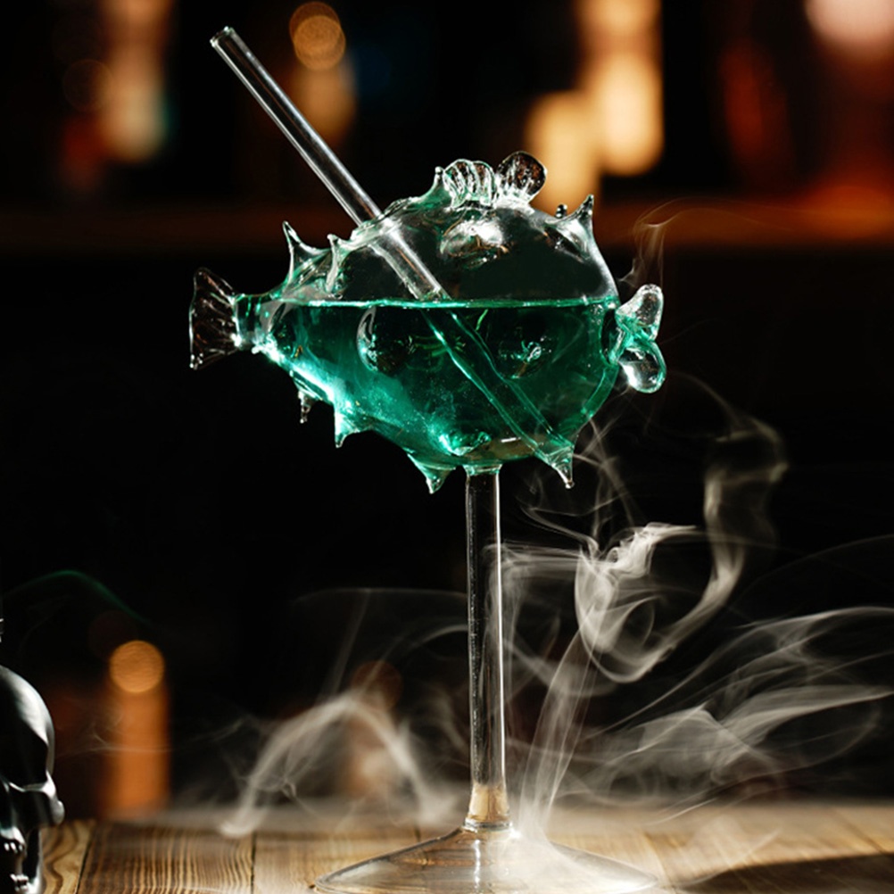 1pc Multipurpose Lovely Practical Durable Smooth Glass Wine Glass Cocktail Glass