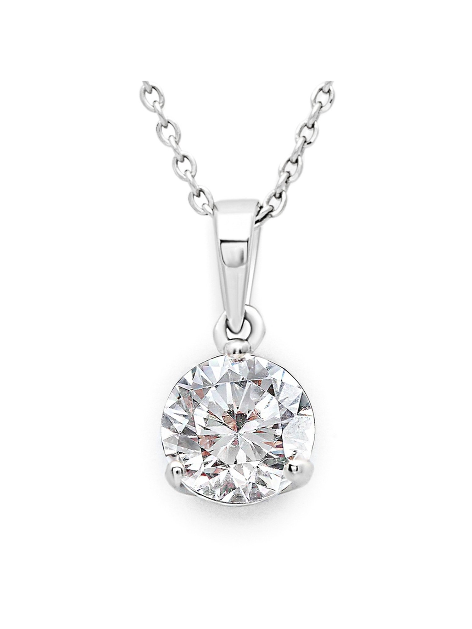 Silberry 92.5 Sterling Silver Solitaire Dream Pendant Earrings