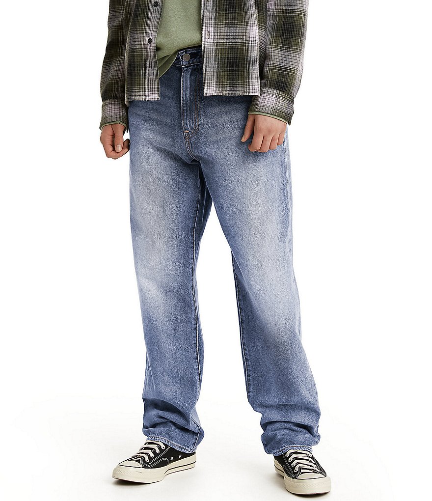 Silver Jeans Co. Gordie Loose Fit Dark Wash Subtle Whiskering Wash Jeans