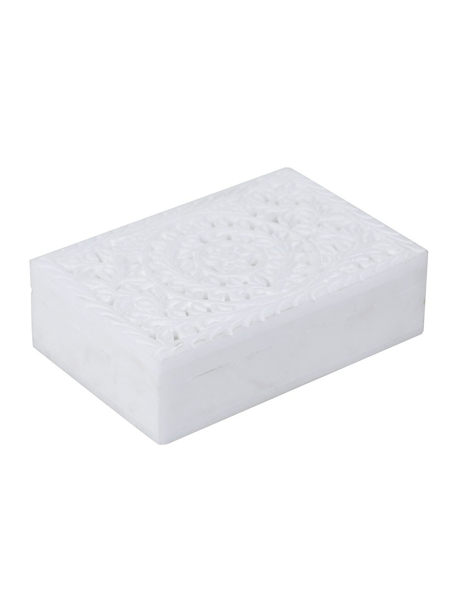 Aapno Rajasthan White Jewellery box
