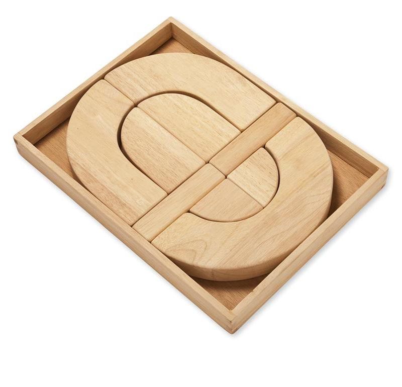 Magic Cabin - Classic Wooden Block Add-On Sets, 9 Piece