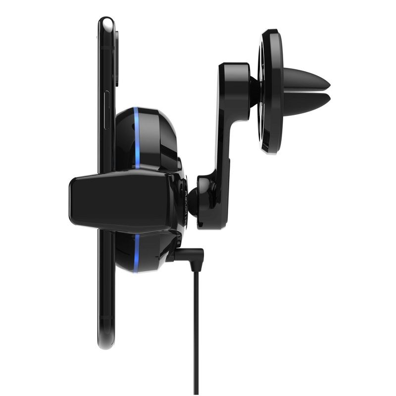 Scosche MagicGrip Vent mount with 10W Qi Charging - Black