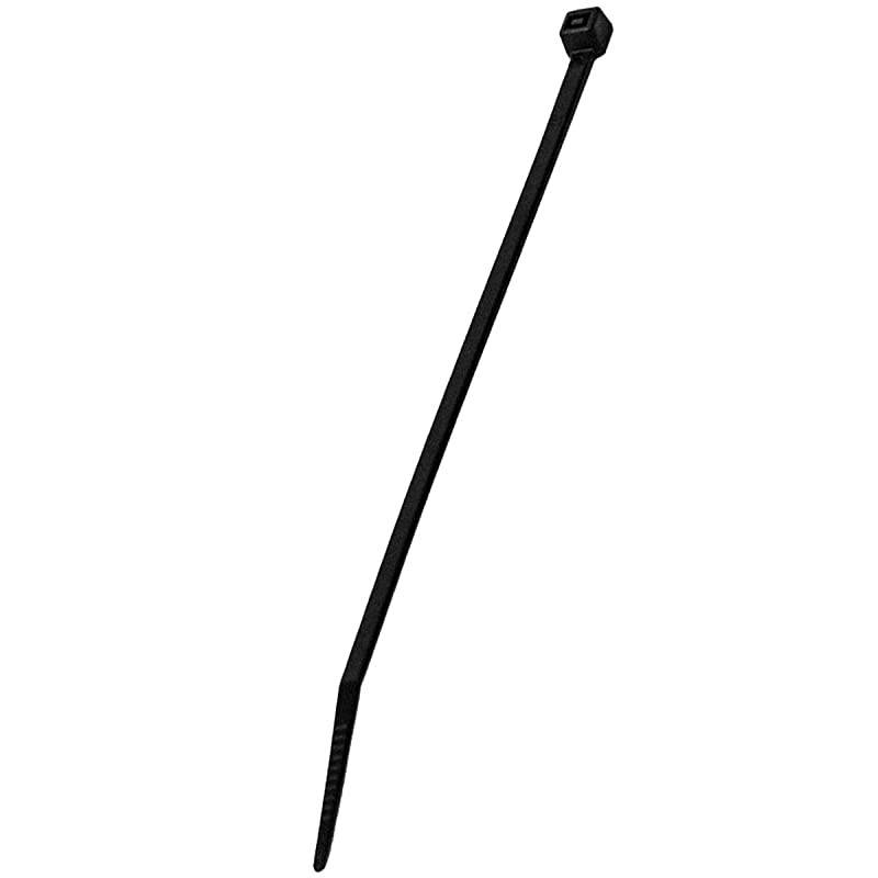 6 Inch Nylon UV Resistant Cable Wire Zip Tie 50 lbs Black 100 Pack Lot Pcs Qty