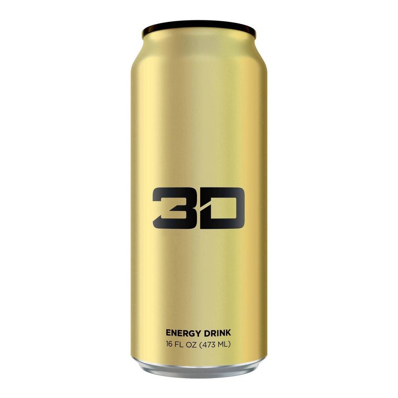 3D Pina Colada Energy Drink - 16 fl oz Can