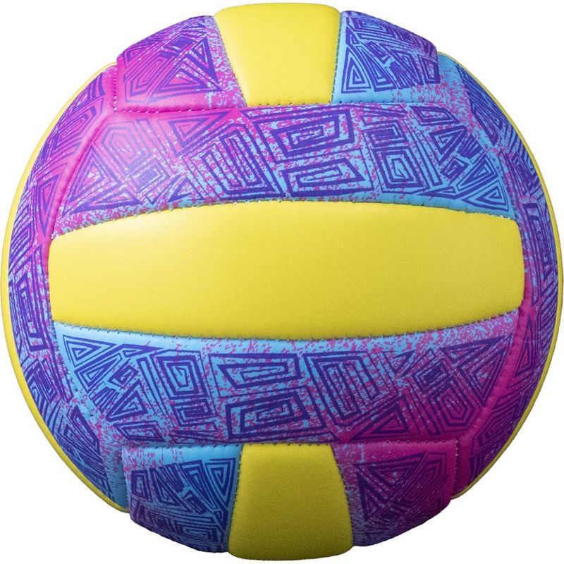 Sportime GradeBall Rubber Volleyballs, Assorted Colors, set of 6