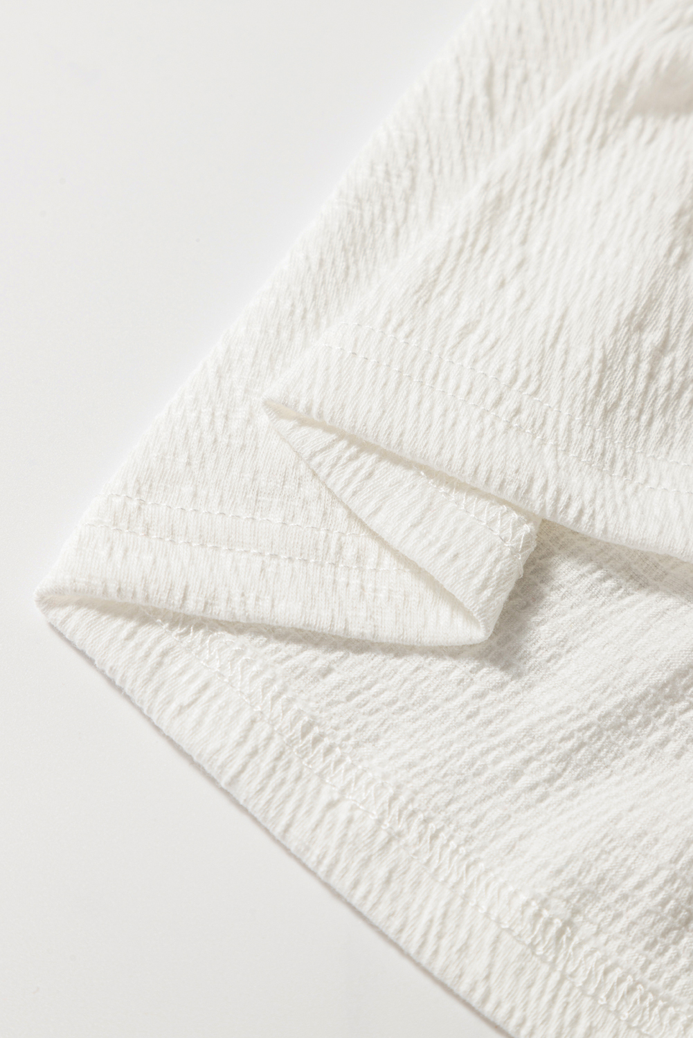 White Spotted Print Tie Neck Color Block Halter Sleeveless Shirt