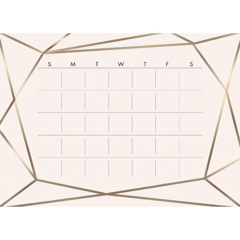 Blush Beauty Dry Erase Calendar Peel and Stick Giant Wall Decal - RoomMates